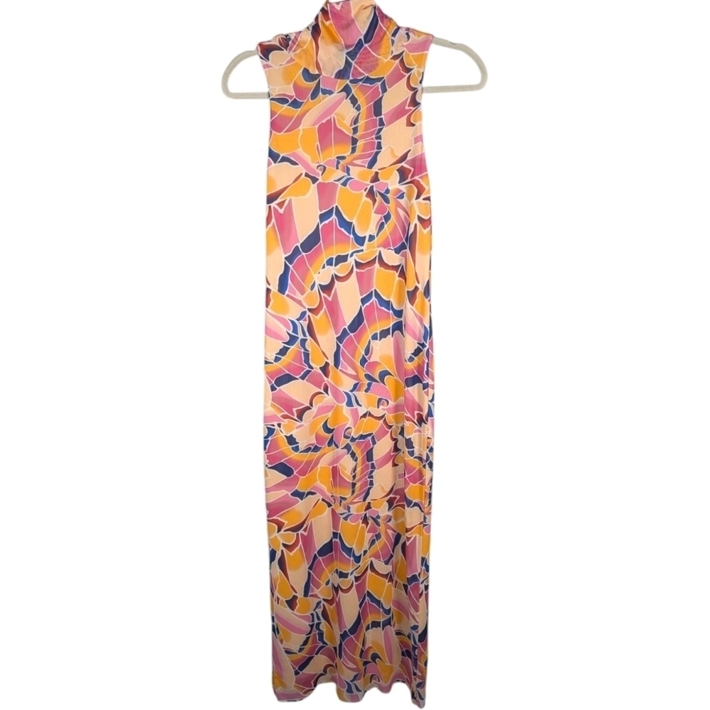 NWT AFRM sleeveless mock neck bodycon maxi dress size womans medium